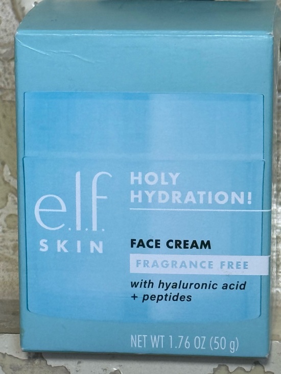 Other - e.l.f. Skin Holy Hydration Face Cream - Fragrance Free, Blue